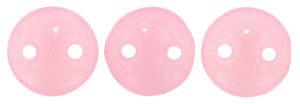 CzechMates Lentil 6mm (loose) : Milky Pink