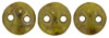 CzechMates Lentil 6mm (loose) : Chartreuse - Bronze Picasso