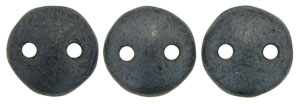 CzechMates Lentil 6mm (loose) : Matte - Hematite