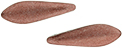 CzechMates Two Hole Daggers 16 x 5mm (loose) : ColorTrends: Saturated Metallic Grenadine