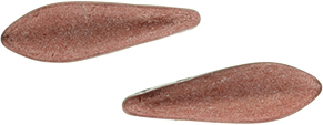 CzechMates Two Hole Daggers 16 x 5mm (loose) : ColorTrends: Saturated Metallic Grenadine