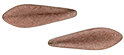 CzechMates Two Hole Daggers 16 x 5mm (loose) : ColorTrends: Saturated Metallic Butterum