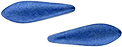 CzechMates Two Hole Daggers 16 x 5mm (loose) : ColorTrends: Saturated Metallic Navy Peony