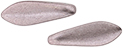 CzechMates Two Hole Daggers 16 x 5mm (loose) : ColorTrends: Saturated Metallic Almost Mauve