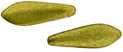 CzechMates Two Hole Daggers 16 x 5mm (loose) : ColorTrends: Saturated Metallic Meadowlark
