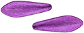 CzechMates Two Hole Daggers 16 x 5mm (loose) : ColorTrends: Saturated Metallic Spring Crocus
