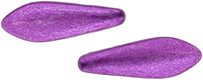 CzechMates Two Hole Daggers 16 x 5mm (loose) : ColorTrends: Saturated Metallic Spring Crocus