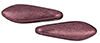 CzechMates Two Hole Daggers 16 x 5mm (loose) : ColorTrends: Saturated Metallic Red Pear