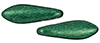 CzechMates Two Hole Daggers 16 x 5mm (loose)  : ColorTrends: Saturated Metallic Martini Olive