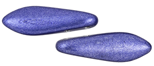 CzechMates Two Hole Daggers 16 x 5mm (loose)  : ColorTrends: Saturated Metallic Ultra Violet