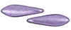 CzechMates Two Hole Daggers 16 x 5mm (loose)  : ColorTrends: Saturated Metallic Crocus Petal