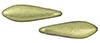 CzechMates Two Hole Daggers 16 x 5mm (loose)  : ColorTrends: Saturated Metallic Limelight