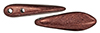 CzechMates Two Hole Daggers 16 x 5mm (loose) : ColorTrends: Saturated Metallic Chicory Coffee