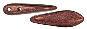 CzechMates Two Hole Daggers 16 x 5mm (loose) : ColorTrends: Saturated Metallic Chicory Coffee