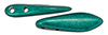 CzechMates Two Hole Daggers 16 x 5mm (loose) : ColorTrends: Saturated Metallic Forest Biome