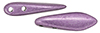CzechMates Two Hole Daggers 16 x 5mm (loose) : ColorTrends: Saturated Metallic Grapeade
