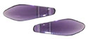 CzechMates Two Hole Daggers 16 x 5mm (loose) : Tanzanite