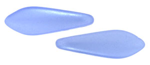 CzechMates Two Hole Daggers 16 x 5mm (loose) : Pearl Coat - Baby Blue