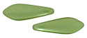 CzechMates Two Hole Daggers 16 x 5mm (loose) : Pearl Coat - Olive