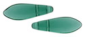 CzechMates Two Hole Daggers 16 x 5mm (loose) : Emerald