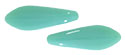CzechMates Two Hole Daggers 16 x 5mm (loose) : Opaque Turquoise