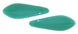 CzechMates Two Hole Daggers 16 x 5mm (loose) : Persian Turquoise