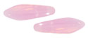 CzechMates Two Hole Daggers 16 x 5mm (loose) : Milky Pink