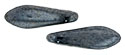 CzechMates Two Hole Daggers 16 x 5mm (loose) : Hematite