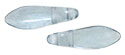 CzechMates Two Hole Daggers 16 x 5mm (loose) : Luster - Transparent Blue
