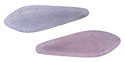 CzechMates Two Hole Daggers 16 x 5mm (loose) : Luster - Metallic Amethyst