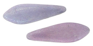 CzechMates Two Hole Daggers 16 x 5mm (loose) : Luster - Metallic Amethyst