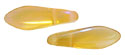 CzechMates Two Hole Daggers 16 x 5mm (loose) : Luster Iris - Topaz