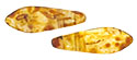 CzechMates Two Hole Daggers 16 x 5mm (loose) : Crystal - Picasso