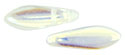 CzechMates Two Hole Daggers 16 x 5mm (loose) : Crystal AB