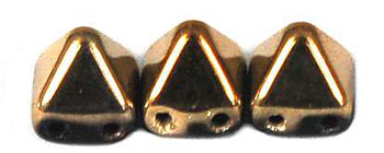 Pyramid 6mm (loose) : Jet - Amber