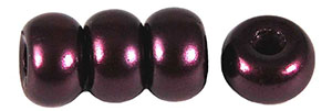 Donuts 9mm (3mm hole) (loose) : Dk Violet