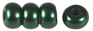 Donuts 9mm (3mm hole) (loose) : Dk Green