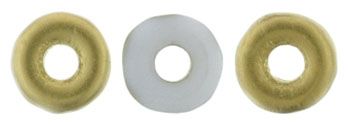 O-Ring 1x3.8mm (loose) : White - Amber Matted 1/2