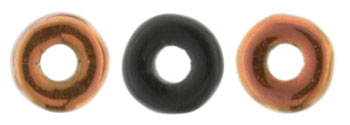 O-Ring 1x3.8mm (loose) : Jet/Metal Bronze