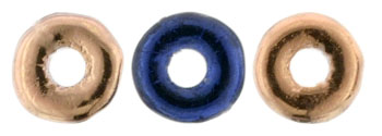 O-Ring 1x3.8mm (loose) : Sapphire - Capri Gold