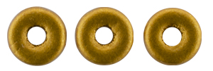 O-Ring 1x3.8mm (loose) : Matte - Metallic Antique Gold