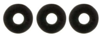 O-Ring 1x3.8mm (loose) : Matte - Jet