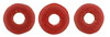 O-Ring 1x3.8mm (loose) : Matte - Opaque Red