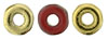 O-Ring 1x3.8mm (loose) : Coral - Amber 1/2
