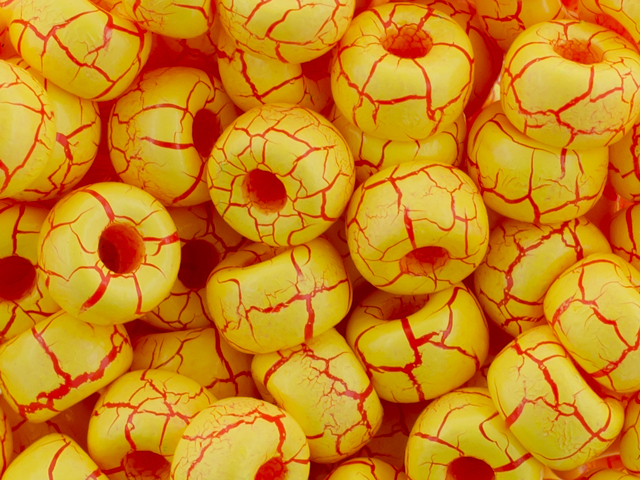 Matubo Seed Bead 2/0 (loose) : Ionic Yellow/Red