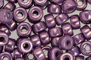 Matubo Seed Bead 2/0 (loose) : Luster - Metallic Amethyst Chalk