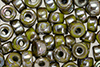 Matubo Seed Bead 2/0 (loose) : Opaque Olivine - Rembrandt