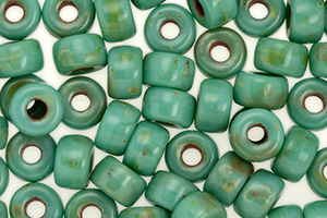 Matubo Seed Bead 2/0 (loose) : Turquoise - Picasso