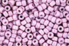 Matubo Seed Bead 6/0 (loose) : Luster - Metallic Pink