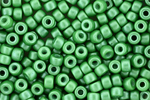 Matubo Seed Bead 6/0 (loose) : Pearl Shine - Lt Green